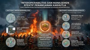 Interoperabilitas dan Manajemen Efektif, Dua Pilar Keberhasilan Penanganan Karhutla